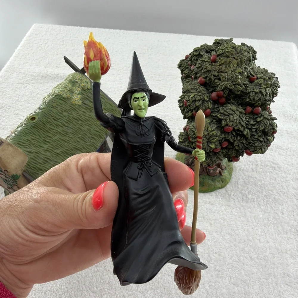 Vintage 2004 Dept 56 Wizard of Oz Want to Play Scarecrow 3 pc #59351 Boxed Light